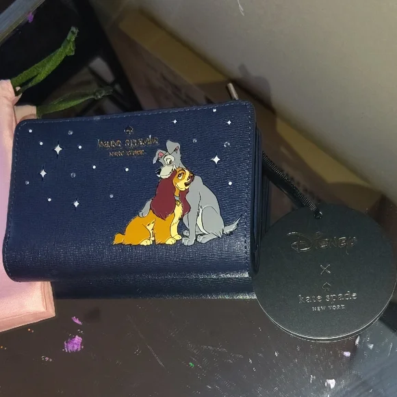 Kate Spade x Disney Blue Wallet - Picture 2 of 13